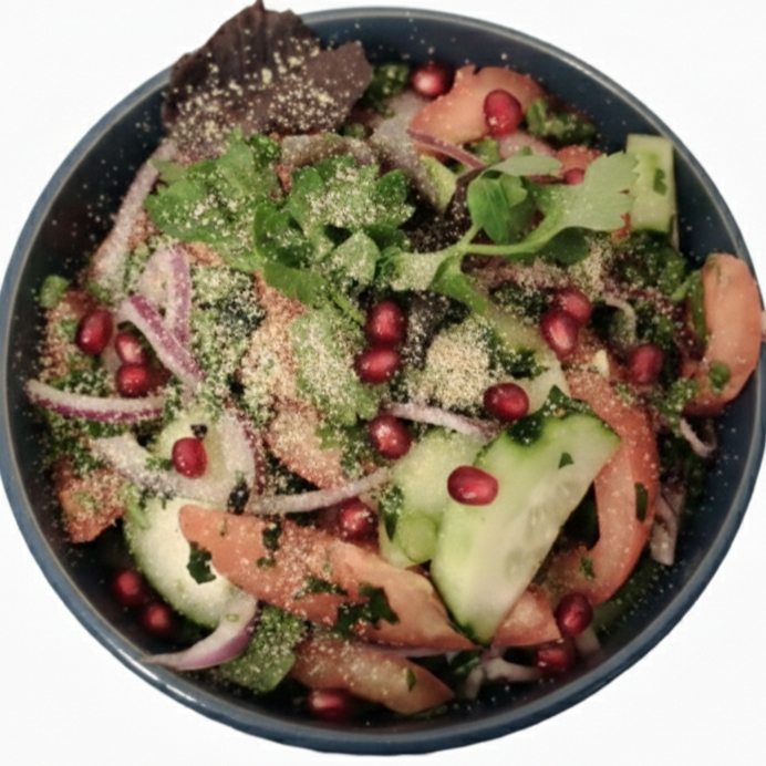 კიტრი პომიდვრის სალათი