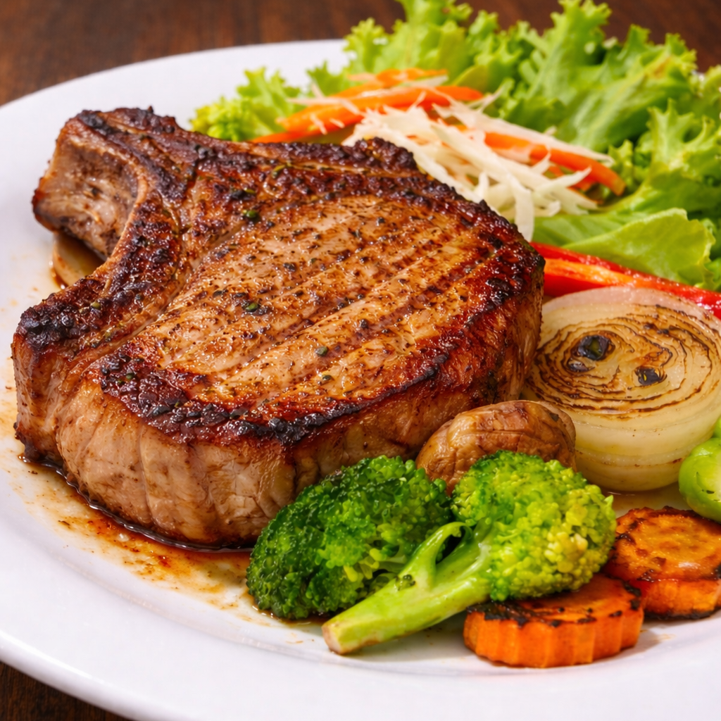 ღორის სტეიკი "ვიქტორია"