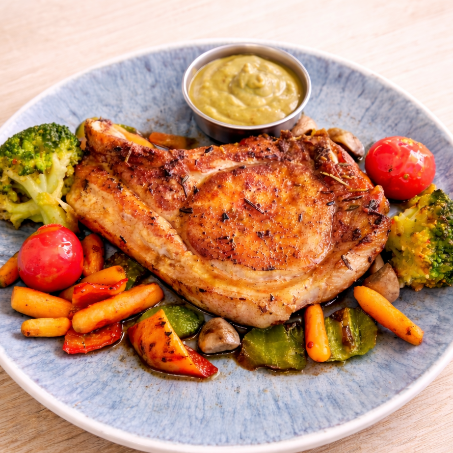 ღორის სტეიკი "ვიქტორია"